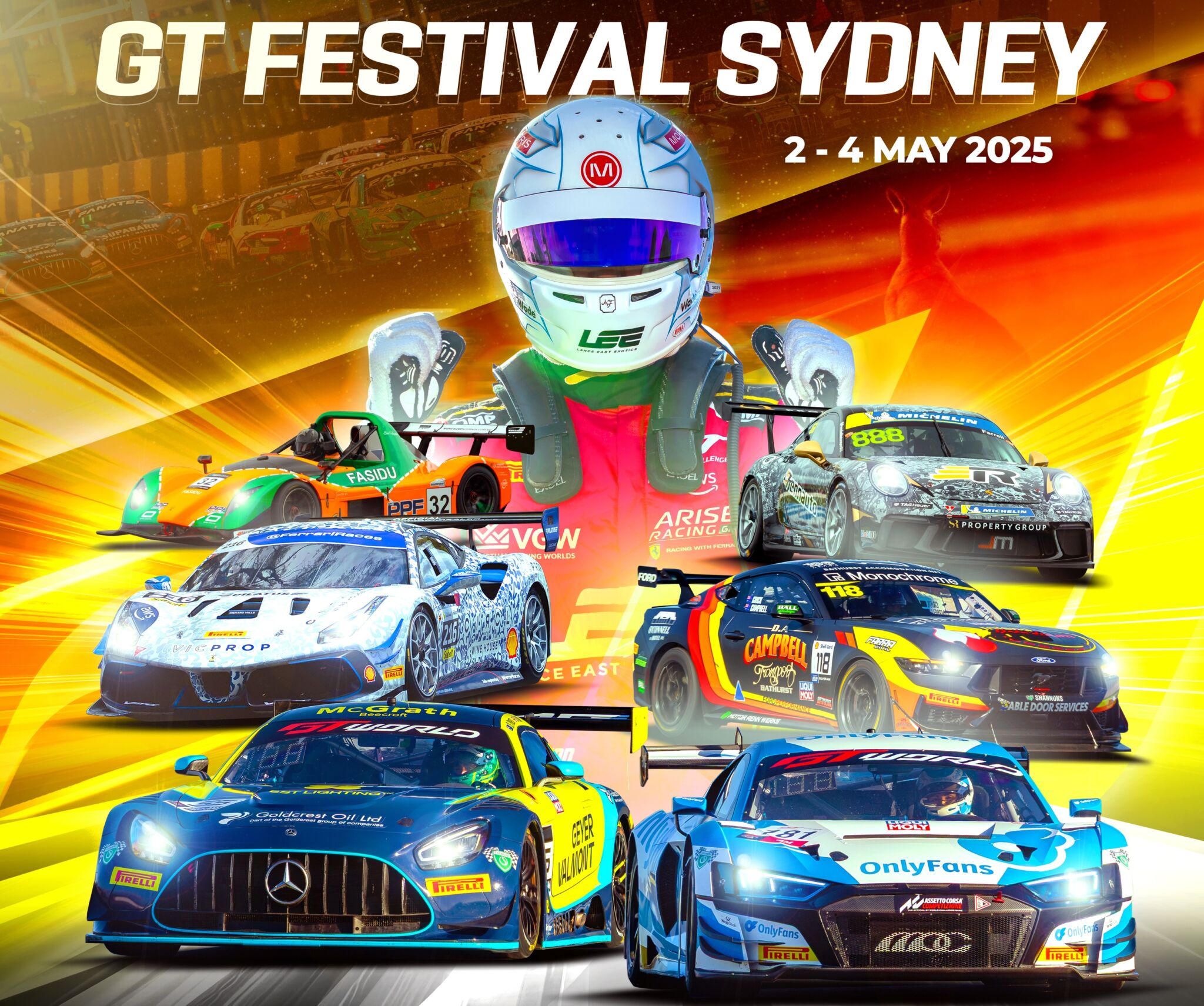 Monochrome GT4 Australia Series Gears Up for Thrilling Night Racing at Sydney Motorsport Park