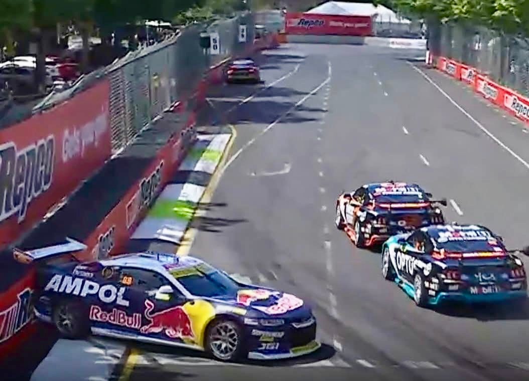 Wood Takes Out Feeney! V8 Finals Drama!