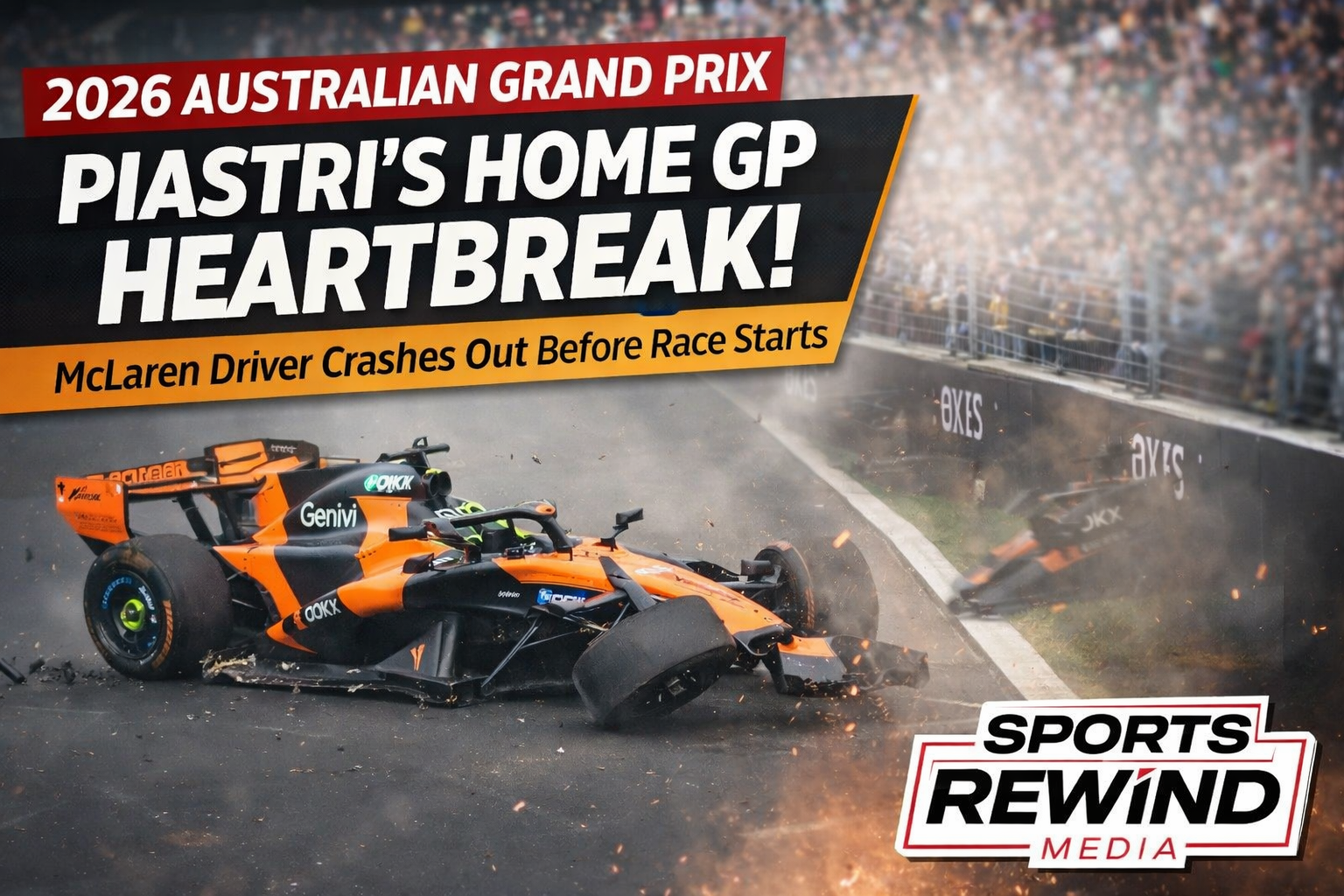 Piastri’s Home GP Ends in Heartbreak After Pre-Race Crash