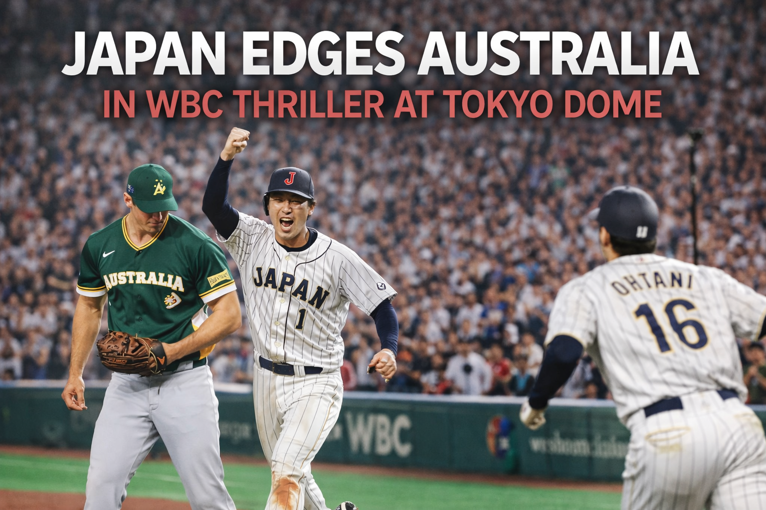 Japan Edges Australia in WBC Thriller at Tokyo Dome