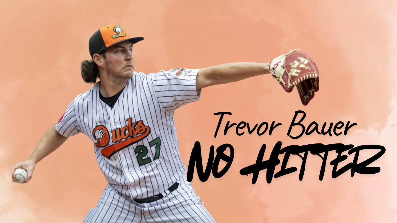 Bauer Throws No Hitter in Dominant Ducks Start