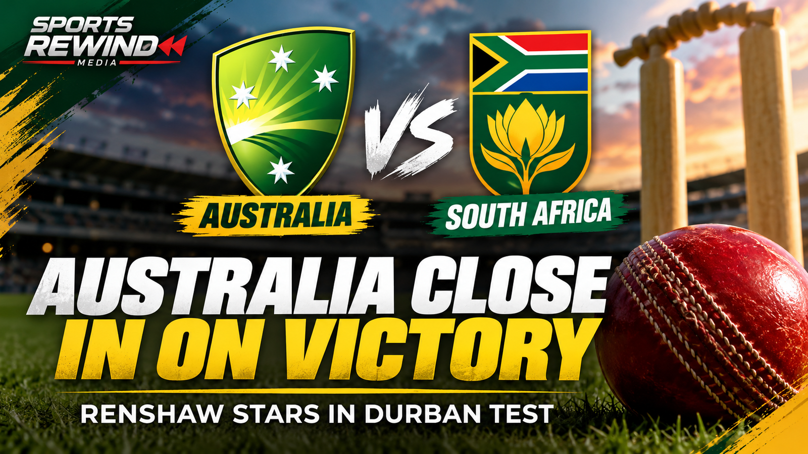 Test Cricket Aus V SA